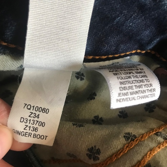 LUCKY BRAND Jeans Ginger bootcut 22W high rise dark wash denim stretch flare - Picture 6 of 8